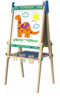 Photo 1 of Crayola Kids' Dual-Sided Wooden Art Easel
