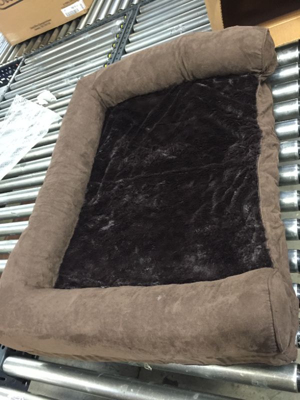 Photo 2 of Furhaven Orthopedic CertiPUR-US Certified Foam Pet Beds for Large Dogs and Cats - Plush and Suede Sofa, Comfy Couch Dog Bed, and More