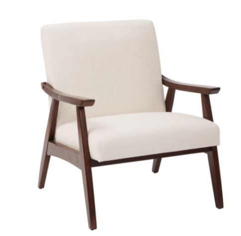 Photo 1 of Davis Linen Fabric Arm Chair
