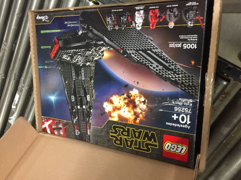 Photo 2 of LEGO Star Wars: The Rise of Skywalker Kylo Ren’s Shuttle 75256 Star Wars Shuttle Action Figure Building Kit (1,005 Pieces)--all pieces shown in images 
