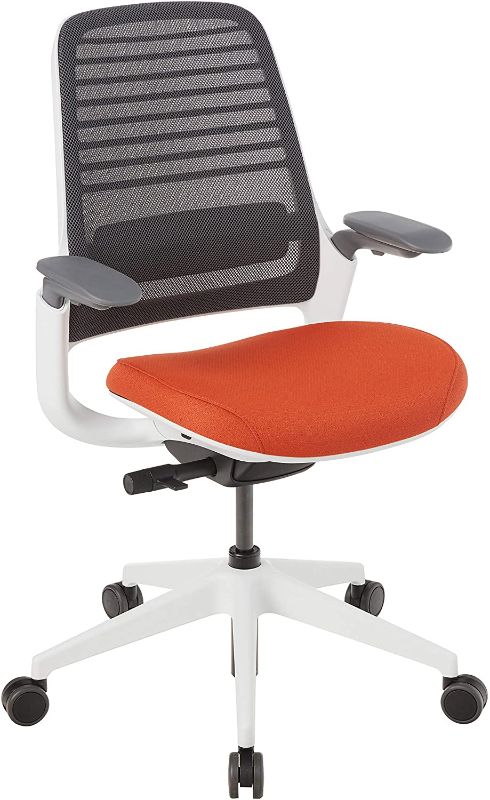 Photo 1 of Steelcase Series 1 Office Chair, Carpet Casters, Graphite/Pumpkin
