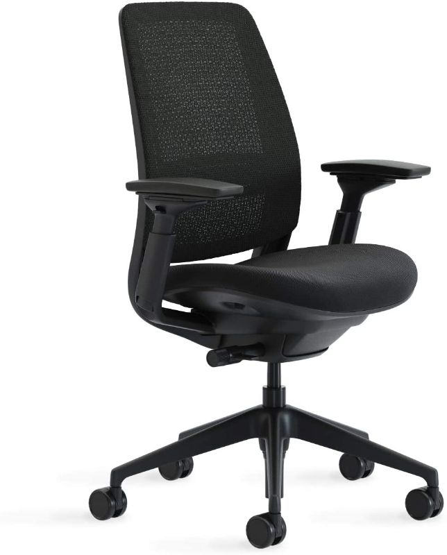 Photo 1 of Steelcase Series 2 Office Chair, 3D Microknit Licorice/Cogent Connect Licorice
