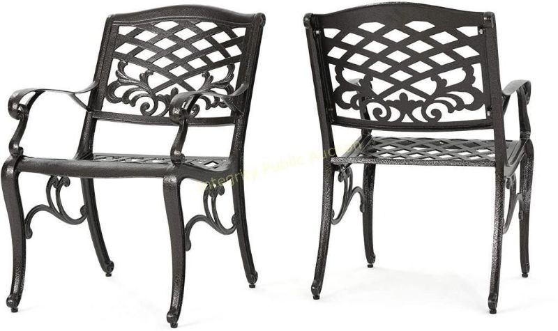 Photo 1 of  Hammered Bronze The Covington dining chairs - Item #: 54589.00BZE 