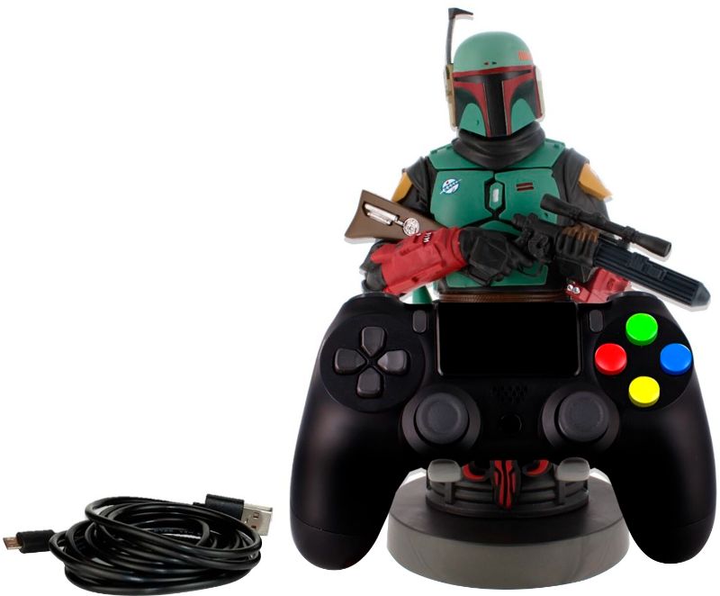 Photo 1 of Star Wars: The Mandalorian - Boba Fett Re-Armored 8-inch Cable Guy Phone and Controller Holder
