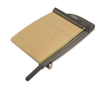 Photo 1 of Swingline ClassicCut Pro 15 in. Guillotine Trimmer with Protective Guard Rail, Graphite/Oak (15-Sheets)