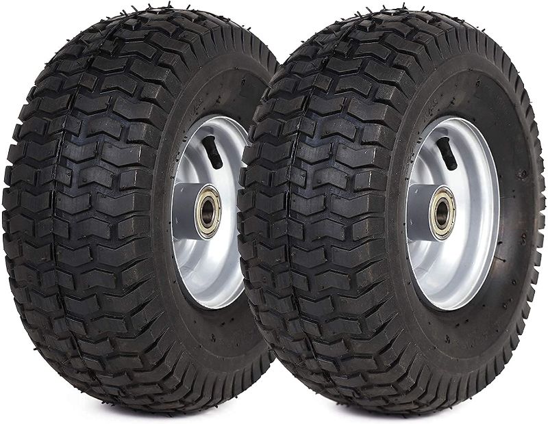 Photo 1 of AR-PRO 2 Pack 15 x 6.00-6 Tire and Wheel Set