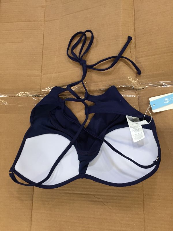 Photo 2 of Cupshe Large Navy Blue Swim Suit Top 