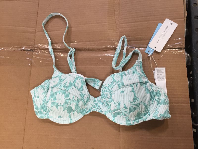 Photo 1 of Cupshe Teal XXL Bathing Suit Top Bra