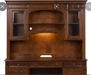 Photo 1 of liberty furniture jr executive credenza hutch with table top --- ( BASE/ LEGS/ BOTTOM NOT INCLUDD --- 