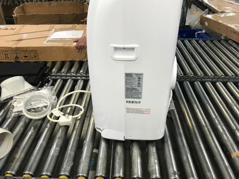 Photo 5 of BLACK+DECKER 8,000 BTU DOE (14,000 BTU ASHRAE) Portable Air Conditioner with Remote Control, White