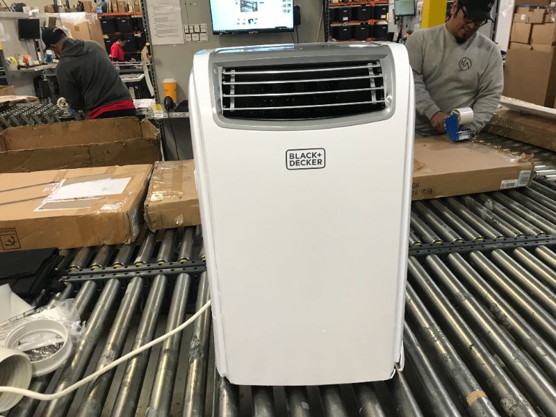 Photo 2 of BLACK+DECKER 8,000 BTU DOE (14,000 BTU ASHRAE) Portable Air Conditioner with Remote Control, White