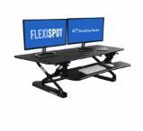 Photo 1 of FlexiSpot Standing Desk - 47" wide platform Stand Up Desk Computer Riser