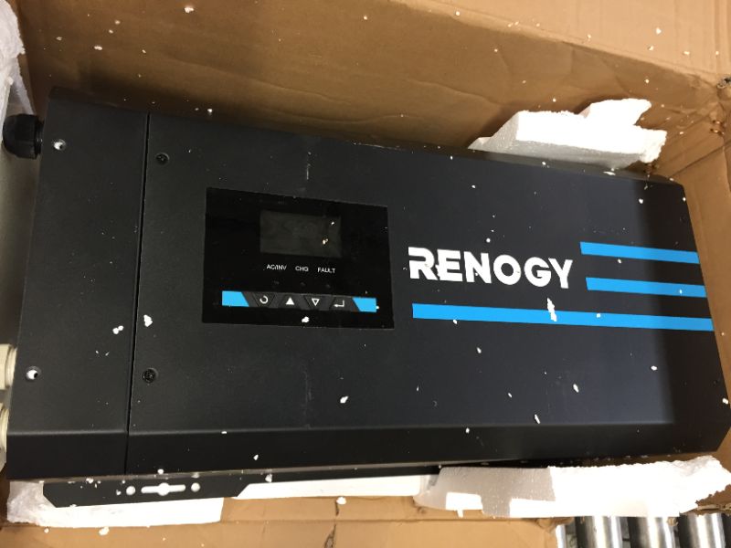 Photo 3 of Renogy 3000 Watt 12V DC to 120V AC Pure Sine Wave Inverter Charger w/LCD Display, 3000W, Lithium Battery Compatibility 9000W Surge