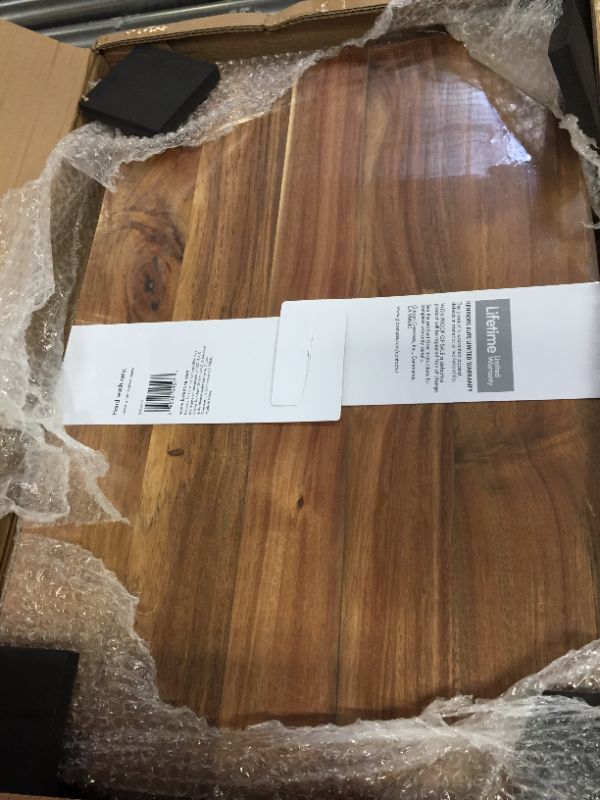 Photo 4 of Kenmore Elite Kenosha 29 Inch Acacia Wood Cutting Board with Groove Handles