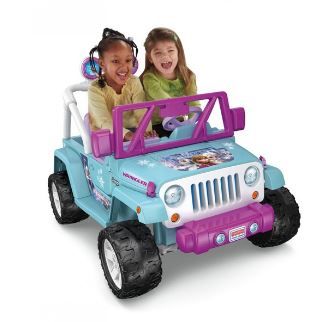 Photo 1 of Power Wheels Disney Frozen Jeep Wrangler 12V Ride On Vehicle NEW NEW NEW