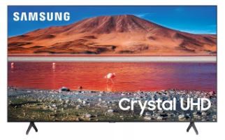 Photo 1 of Samsung 55" Smart 4K Crystal HDR UHD TV TU7000 Series (Titan Gray)
