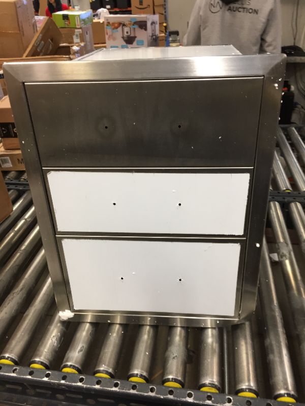 Photo 4 of 3 Drawer Stainless Steel Cabinet