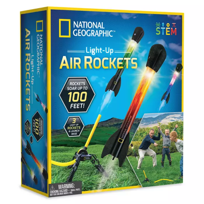 Photo 1 of Light-Up Air Rockets Set – National Geographic
