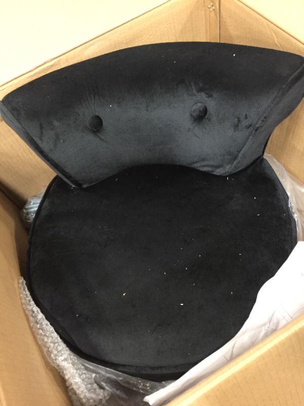 Photo 1 of Black Velvet Chair Generic Brand 