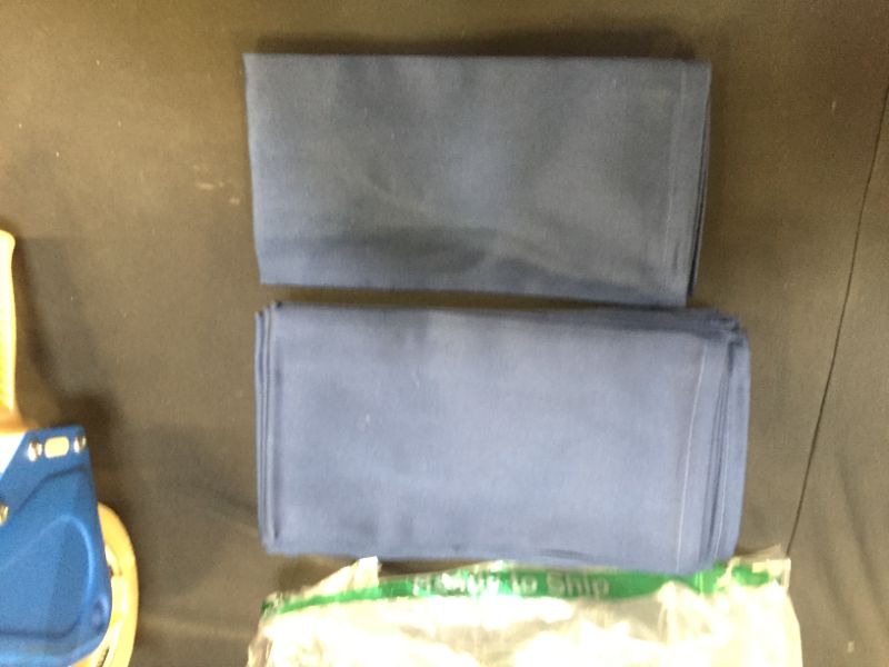 Photo 1 of bundle of blue kitchen reusable napkins 