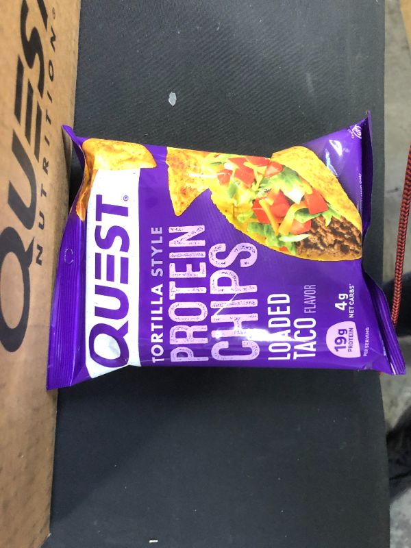 Photo 3 of 12 pack of Quest Protein Chips, Loaded Taco Flavor, Tortilla Style - 1.1 oz