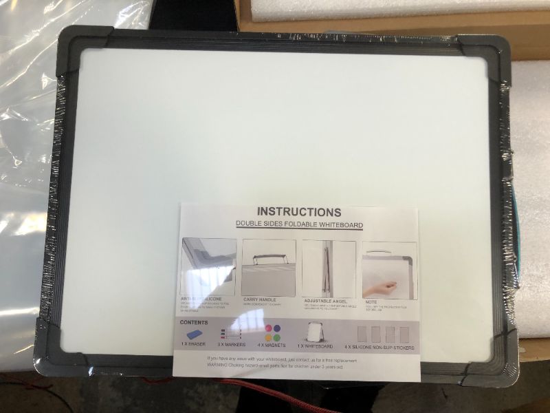 Photo 2 of 2 pack of dry erase whiteboards 12x16in with markers and erasers