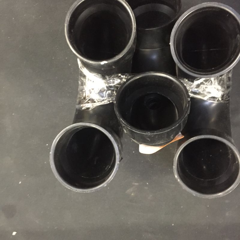 Photo 1 of 2 in. ABS Hub x Hub P-Trap Cleanout with Plug
