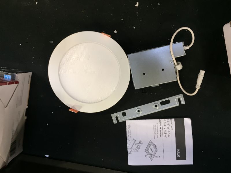 Photo 1 of Halo 6-in LED Remodel and New Construction White Airtight Ic Shower Recessed Light Kit