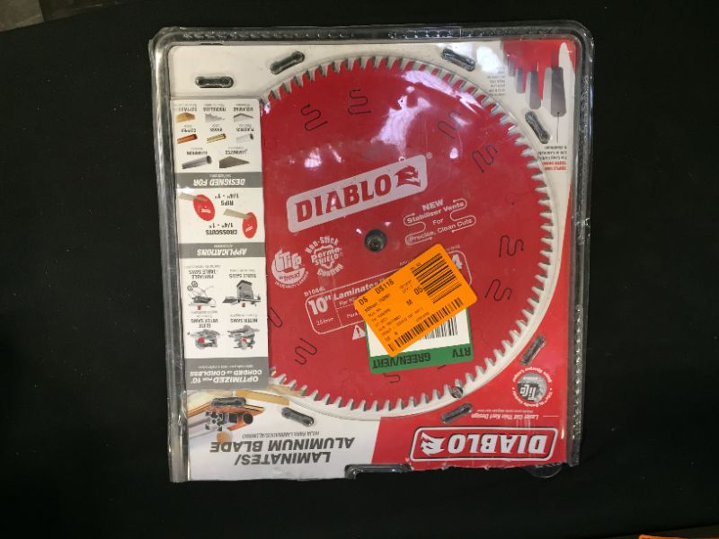 Photo 2 of 10 in. x 84-Tooth Laminate/Aluminum/Plastics Circular Saw Blade
