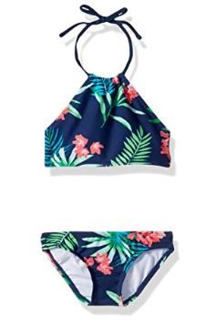 Photo 1 of Kanu Surf Girls' Mahina Beach Sport Halter Bikini 2-Piece Swimsuit
size 12