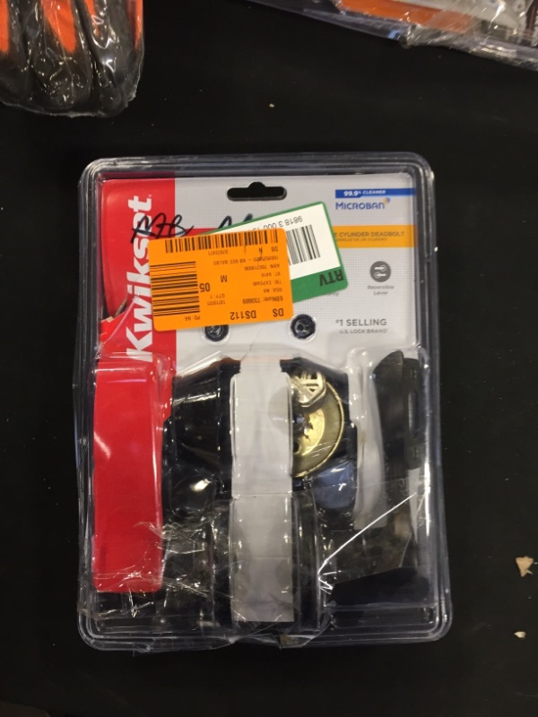 Photo 1 of Balboa 690 Venetian Bronze Keyed Entry Door Handle and Single Cylinder Deadbolt Combo Pack
