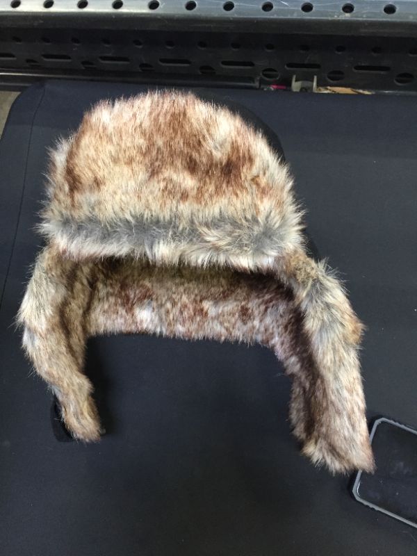 Photo 2 of Amazon Essentials Men's Trapper Hat with Faux Fur
