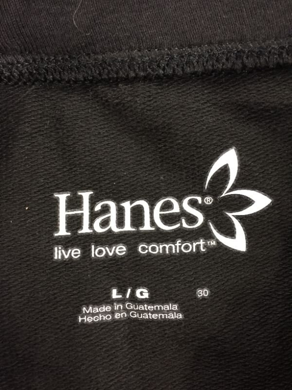 Photo 2 of Hanes Large women's black sweatpants