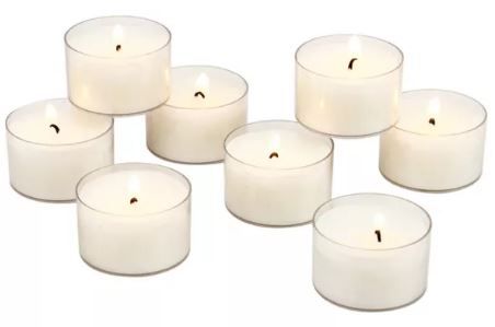 Photo 1 of 48pc Tealight Candles White - Stonebriar Collection
