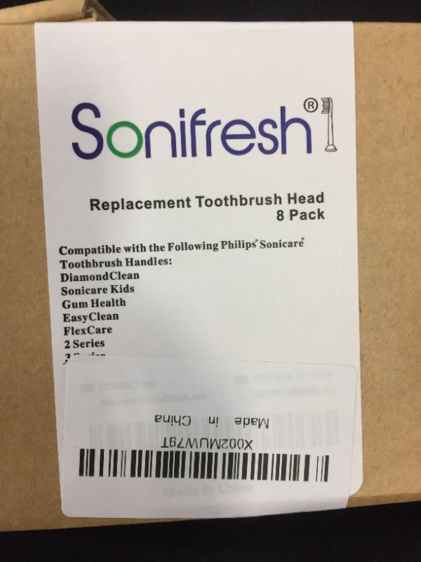 Photo 3 of  8Sonifresh Kids Replacement Heads Compatible with Philips Sonicare Toothbrush Heads HX6042/94,HX6340,HX6321,HX6330,HX6331,HX6320,HX6034,HX6350, Standard Brush Heads for Kids Over 7 Years Old.
2 pack