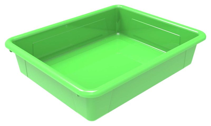 Photo 1 of Storex Storage Tray, Letter Size, 10 x 13 x 3 Inches, Green
5 pack