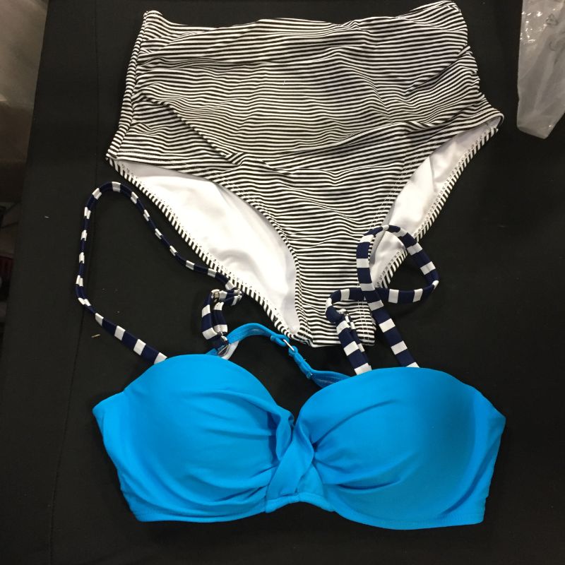 Photo 1 of 2 piece striped bikini s