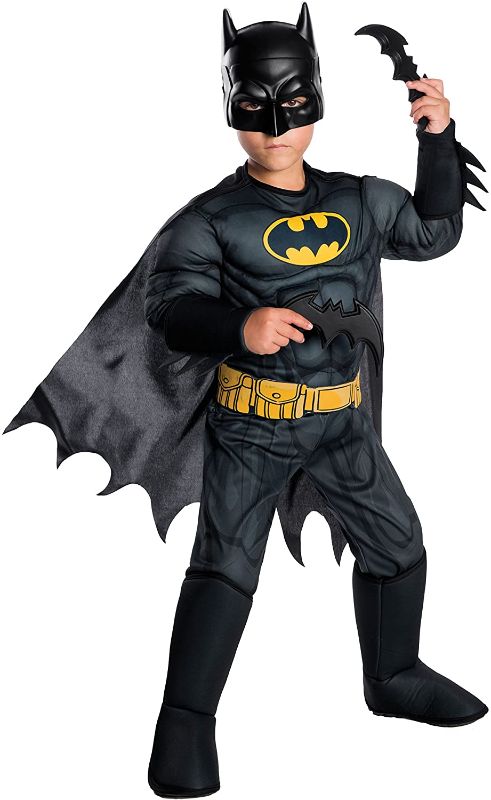Photo 1 of Rubie's Boys DC Comics Deluxe Batman Costume, Small, Multicolor
