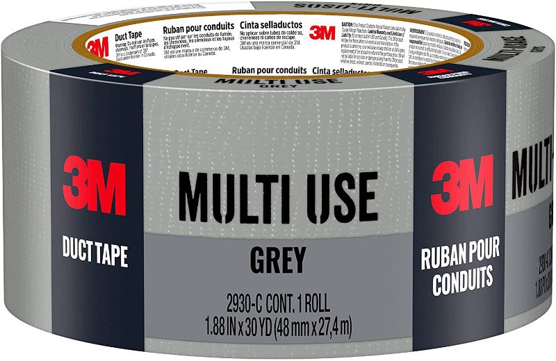 Photo 1 of 3M Multi-Use Duct Tape for Home & Shop, 1.88 inches by 30 yards, 2930-C, 1 roll
