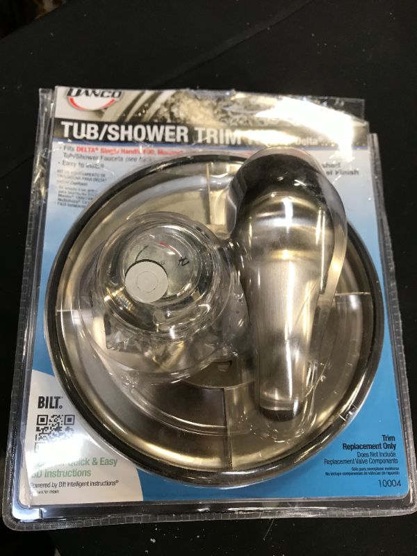 Photo 1 of 1-Handle Valve Trim Kit in Brushed Nickel for MOEN Tub/Shower Faucets (Valve Not Included)
