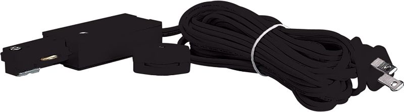 Photo 1 of Nuvo TP157 Live End Cord Kit for Track Lighting, 15ft, Black
