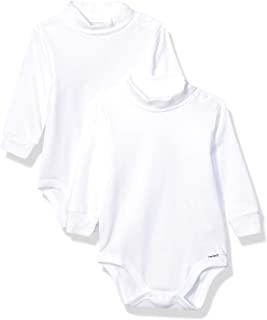 Photo 1 of Gerber baby-boys 2-pack Long Sleeve Turtleneck Onesies Bodysuits, White, 4T