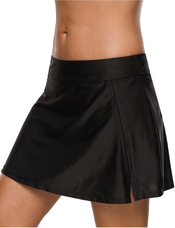 Photo 1 of Charmo Women's High Waist Skirt Swimsuit Bottoms, Black, Large