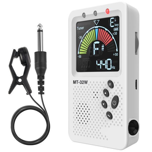 Photo 1 of Musedo 3IN1 Rechargeable Digital Metronome Tuner Tone Generator for Guitar, Bass, Violin, Ukulele and Chromatic, Clarinet, Trumpet, Flute, Tuners for All Instruments