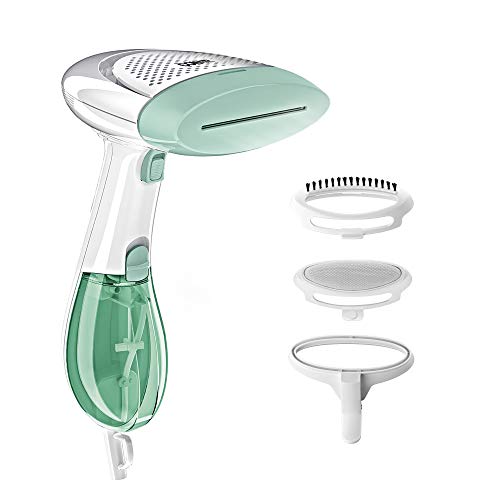 Photo 1 of Conair Extreme Steam Hand Held Fabric Steamer with Dual Heat, White/Light Green