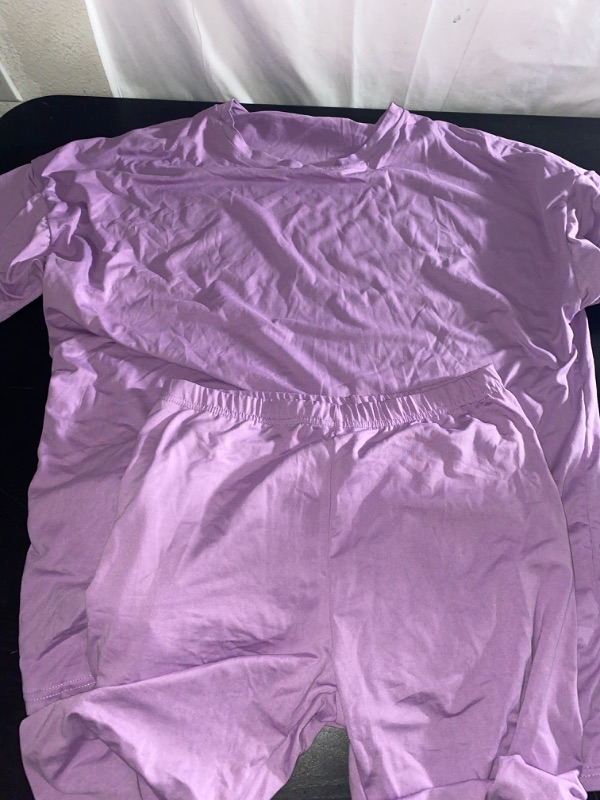 Photo 1 of Women's Pajama Set, Purple, XL