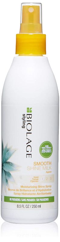 Photo 1 of BIOLAGE Styling Smooth Shine Milk | Lightweight Mist That Smooths Hair & Controls Frizz | For All Hair Types | Paraben-Free | Vegan |8.5 fl. oz. | 8.45 Fl. Oz.