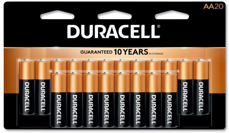 Photo 1 of Duracell CopperTop AA Alkaline Batteries, Pack of 20