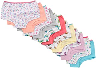 Photo 1 of Alyce Intimates Girls Brief Panties, Assorted Solids & Prints Pack of 12, Pastels 2, Size 12