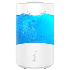 Photo 1 of Homasy 4L ColorMist Cool Mist Humidifier, 24dB Essential Oil Diffuser with 7-Color Lights, 50H Top Filling Humidifier for Bedroom, Touch Screen, White